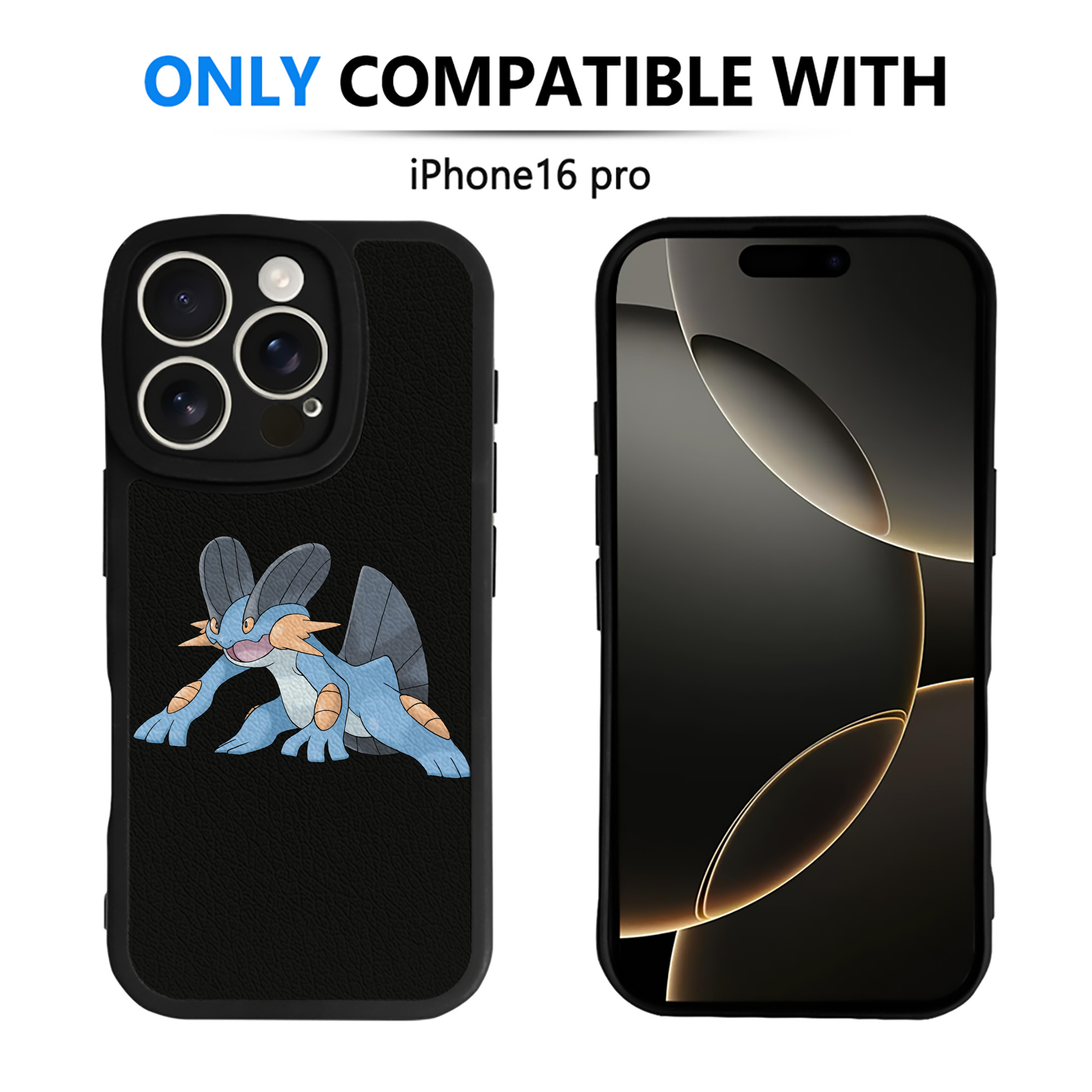 （画像用） ポケットモンスター Pokémon 【iPhone 16シリーズ対応】シリコンスマホケース（レザー調） 材質：シリコン
